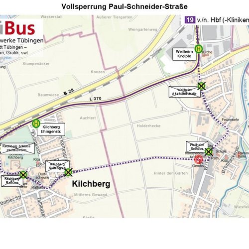 Umleitungsplan