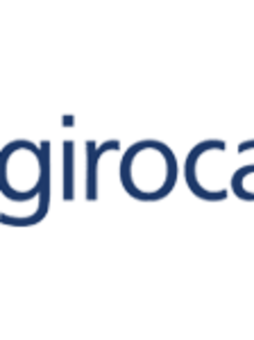 Girocard Das Bild zeigt das Logo von Girocard mit einem stilisierten Kartenmotiv und dem Schriftzug „girocard“ in Blau