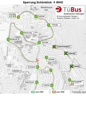 Umleitungsplan