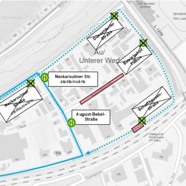 Umleitungsplan
