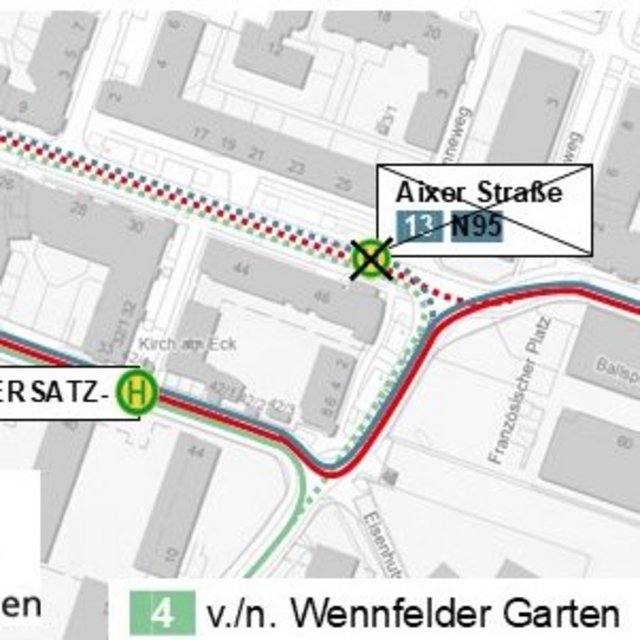 Umleitungsplan
