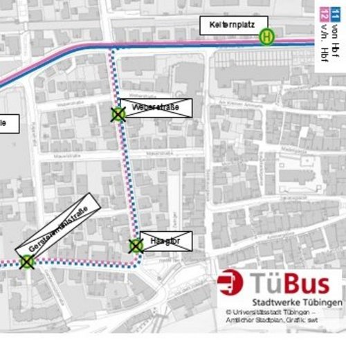 Umleitungsplan