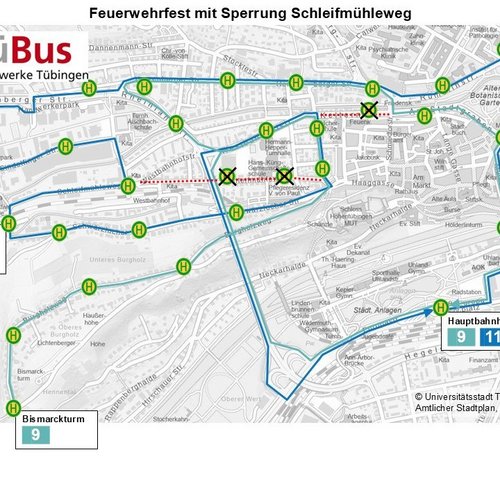 Umleitungsplan