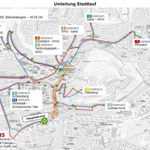 Umleitungsplan