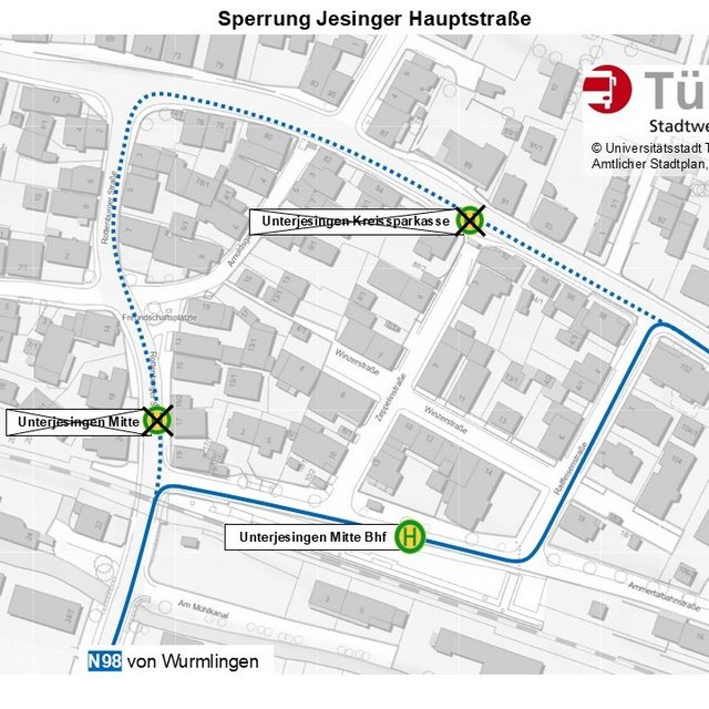 Umleitungsplan