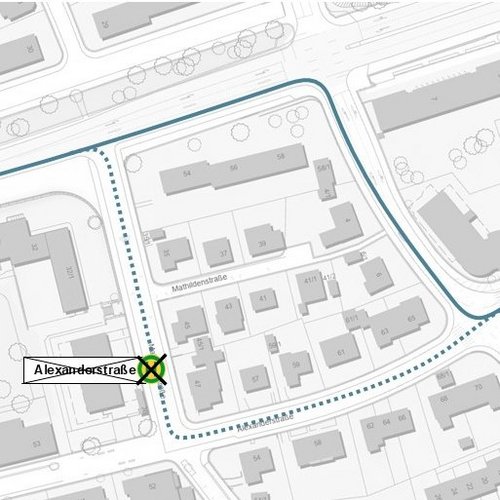Umleitungsplan