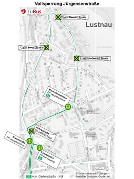 Umleitungsplan