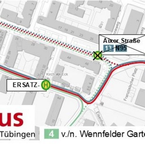 Umleitungsplan