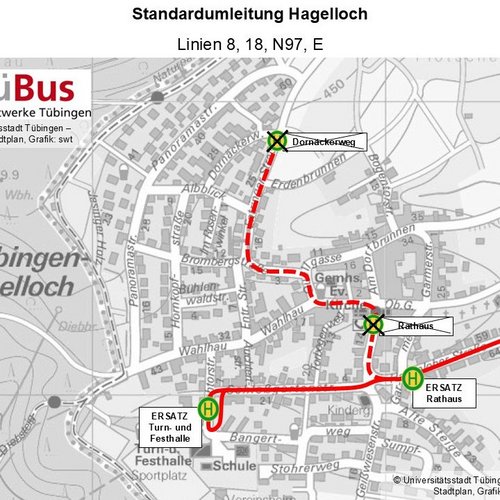 Umleitungsplan