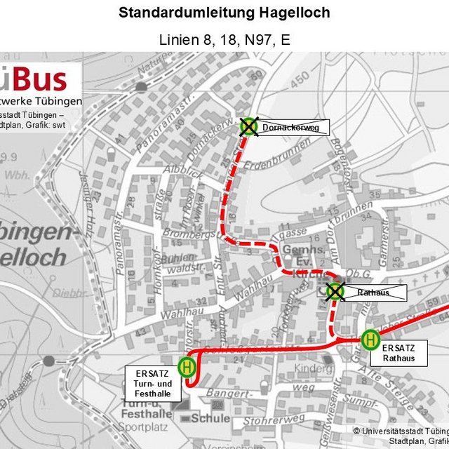 Umleitungsplan