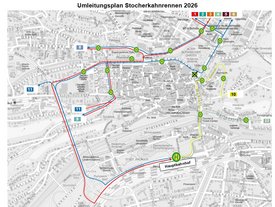 Umleitungsplan