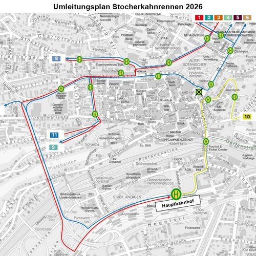 Umleitungsplan