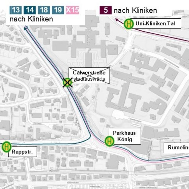 Umleitungsplan
