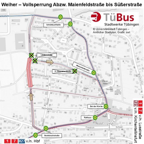 Umleitungsplan