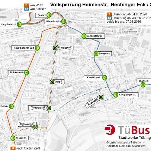 Umleitungsplan
